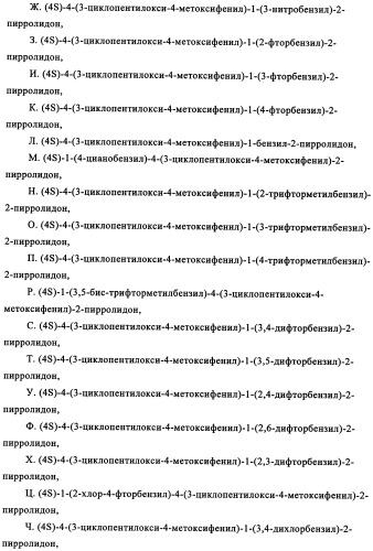 Производные 4-(4-алкокси-3-гидроксифенил)-2-пирролидона в качестве ингибиторов pde-4 для лечения неврологических синдромов (патент 2340600)