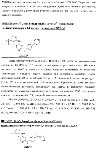 Би-арил-мета-пиримидиновые ингибиторы киназы (патент 2448959)