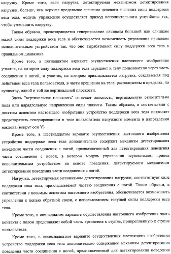 Устройство поддержки веса тела и программа поддержки веса тела (патент 2356524)