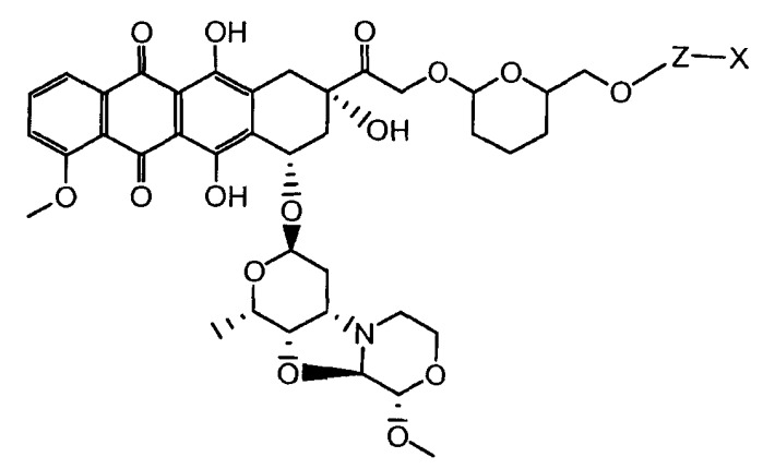Конъюгаты производного антрациклина, способы их получения и их применение в качестве противоопухолевых соединений (патент 2523419)