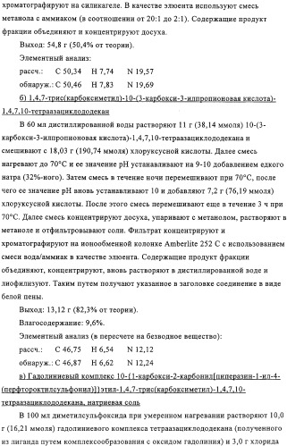 Применение перфторалкилсодержащих комплексов металлов в качестве контрастных веществ при магнитно-резонансной томографии для визуализации внутрисосудистых тромбов (патент 2328310)