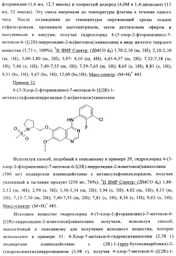 Производные 4-анилино-хиназолина, способ их получения (варианты), фармацевтическая композиция, способ ингибирования пролиферативного действия и способ лечения рака у теплокровного животного (патент 2345989)