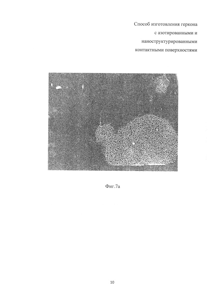 Способ изготовления геркона с азотированными и наноструктурированными контактными поверхностями (патент 2664506)