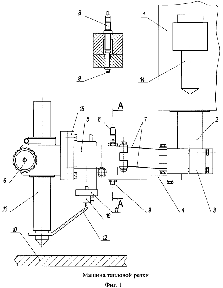 Универсальная машина тепловой резки и зачистной инструмент для нее (патент 2594547)
