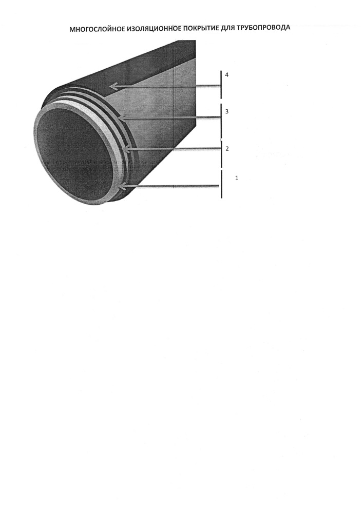 Многослойное изоляционное покрытие для трубопровода (патент 2639257)