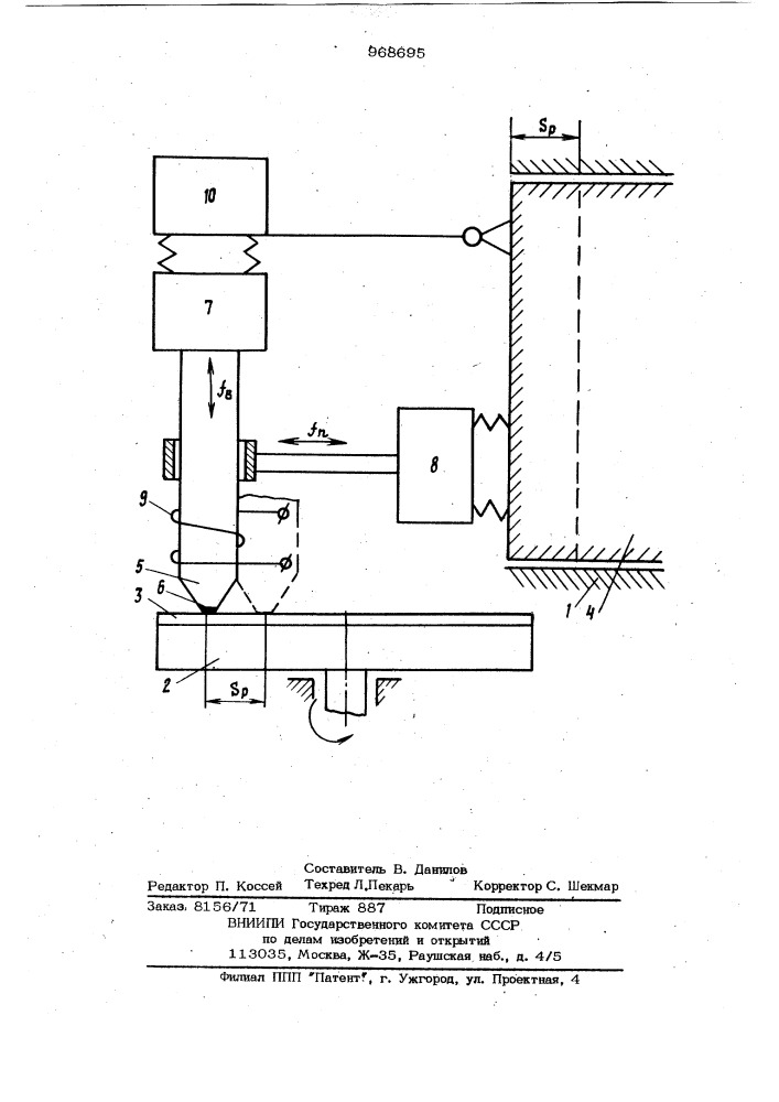 Способ испытания инструментальных материалов на износостойкость (патент 968695)