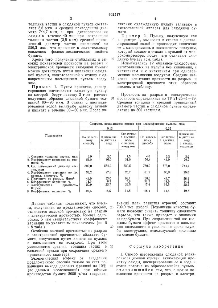 Способ изготовления слюдяной электроизоляционной бумаги (патент 902517)