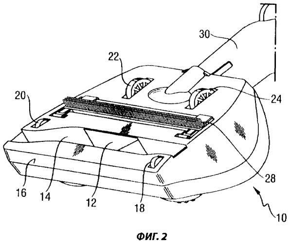 Пылесосная насадка для чистки полов (патент 2391038)