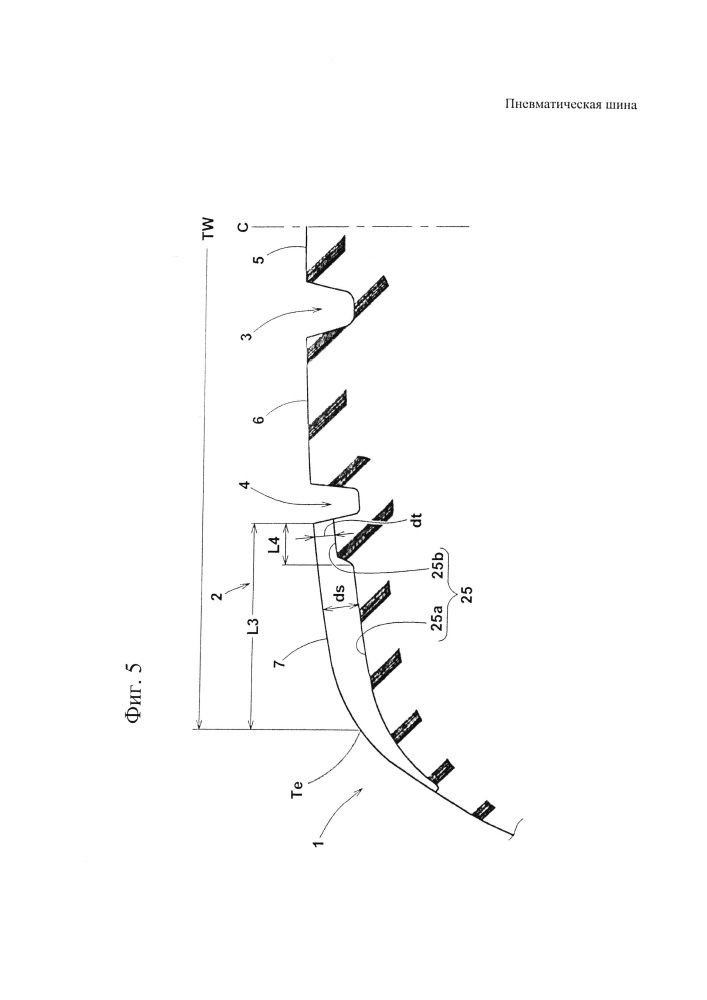 Пневматическая шина (патент 2664139)