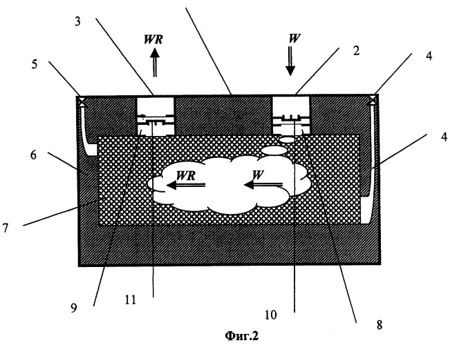 Вентилируемый строительный блок и система противорадоновой защиты здания с использованием этих блоков (патент 2304203)