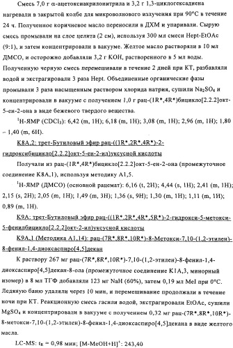Мостиковые шестичленные циклические соединения (патент 2503663)