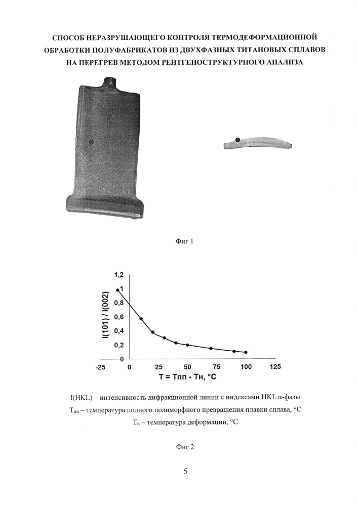 Способ неразрушающего контроля термодеформационной обработки полуфабрикатов из двухфазных титановых сплавов на перегрев методом рентгеноструктурного анализа (патент 2614023)