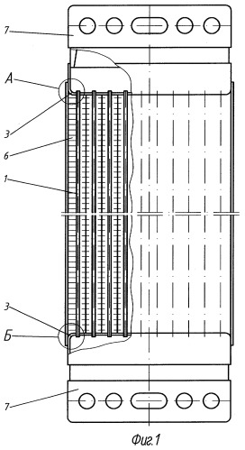Секция радиатора системы охлаждения двигателя внутреннего сгорания (варианты) (патент 2280831)