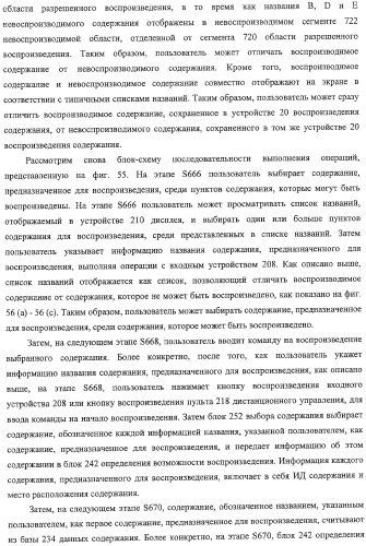 Устройство воспроизведения содержания, способы и программы управления воспроизведением содержания (патент 2310908)