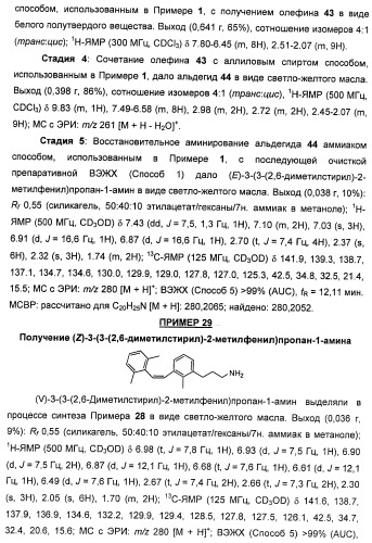 Соединения, представляющие собой стиролильные производные, для лечения офтальмических заболеваний и расстройств (патент 2494089)