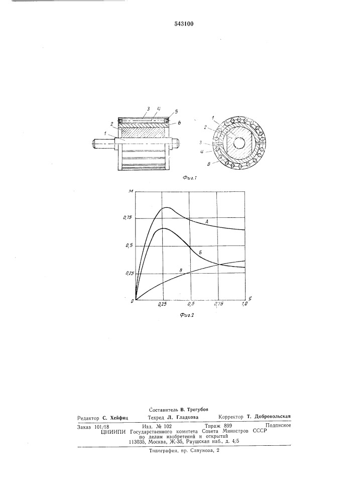 Ротор синхронного электродвигателя (патент 543100)
