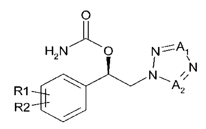 Способ получения (r)-1-арил-2-тетразолилэтилового эфира карбаминовой кислоты (патент 2508290)