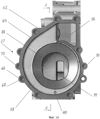Модуль двигателя внутреннего сгорания, корпус модуля и двигатель внутреннего сгорания (патент 2507404)