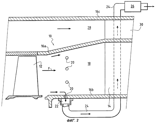 Диффузор наземного или авиационного газотурбинного двигателя (патент 2318122)