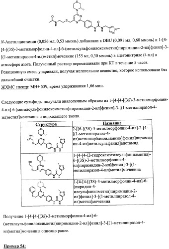 Производные морфолинопиримидина, полезные для лечения пролиферативных нарушений (патент 2440349)