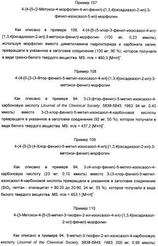 Производные арил-изоксазоло-4-ил-оксадиазола (патент 2426731)