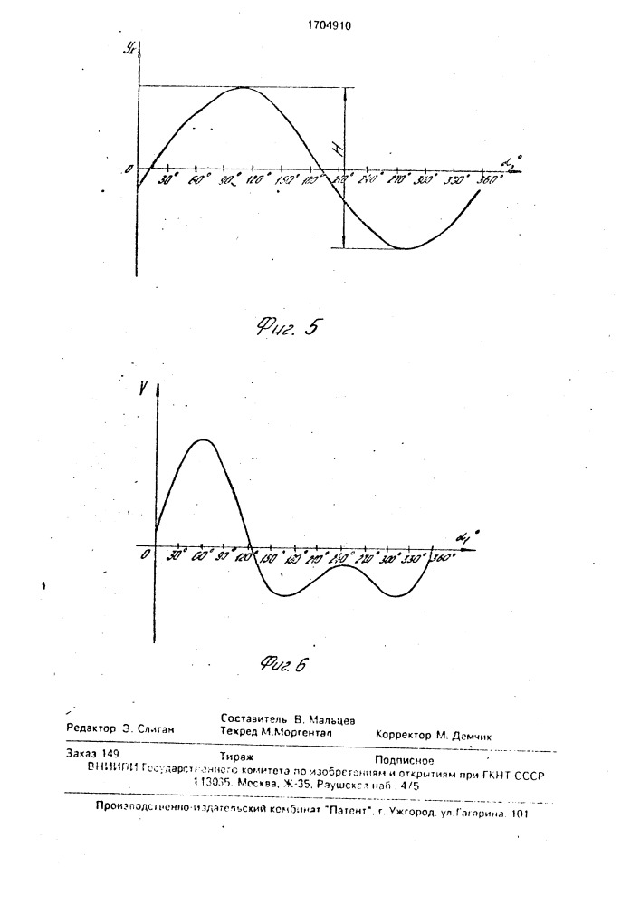 Механизм качания кристаллизатора (патент 1704910)