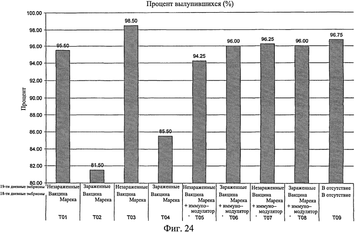 Усиленный иммунный ответ у видов птиц (патент 2570732)