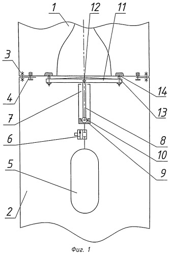Система отделения отсека летательного аппарата (патент 2500591)