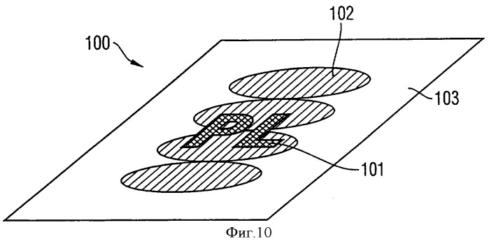 Решетчатое изображение с одним или несколькими решетчатыми полями (патент 2370376)