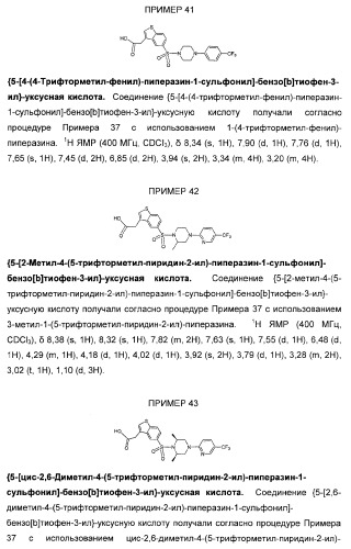 Сульфонил-замещенные бициклические соединения в качестве модуляторов ppar (патент 2384576)