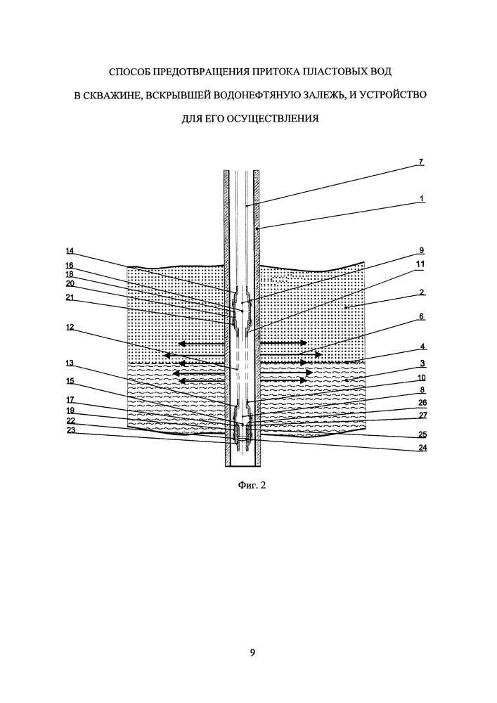 Способ предотвращения притока пластовых вод в скважине, вскрывшей водонефтяную залежь (патент 2665769)