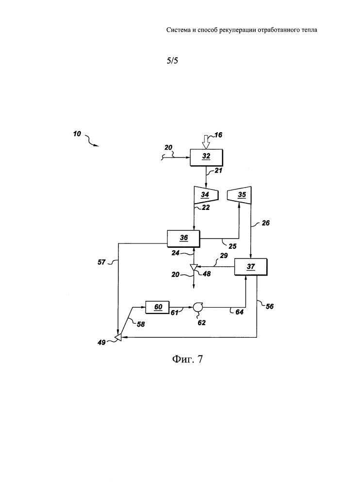 Система и способ рекуперации отработанного тепла (патент 2658895)
