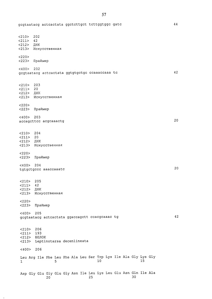 Уменьшение экспрессии генов у насекомых-вредителей (патент 2662995)