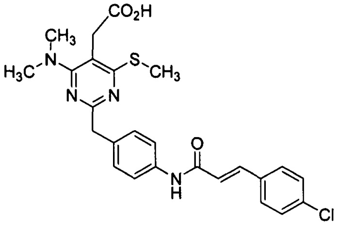 Алкилтиопиримидины в качестве антагонистов crth2 (патент 2491280)