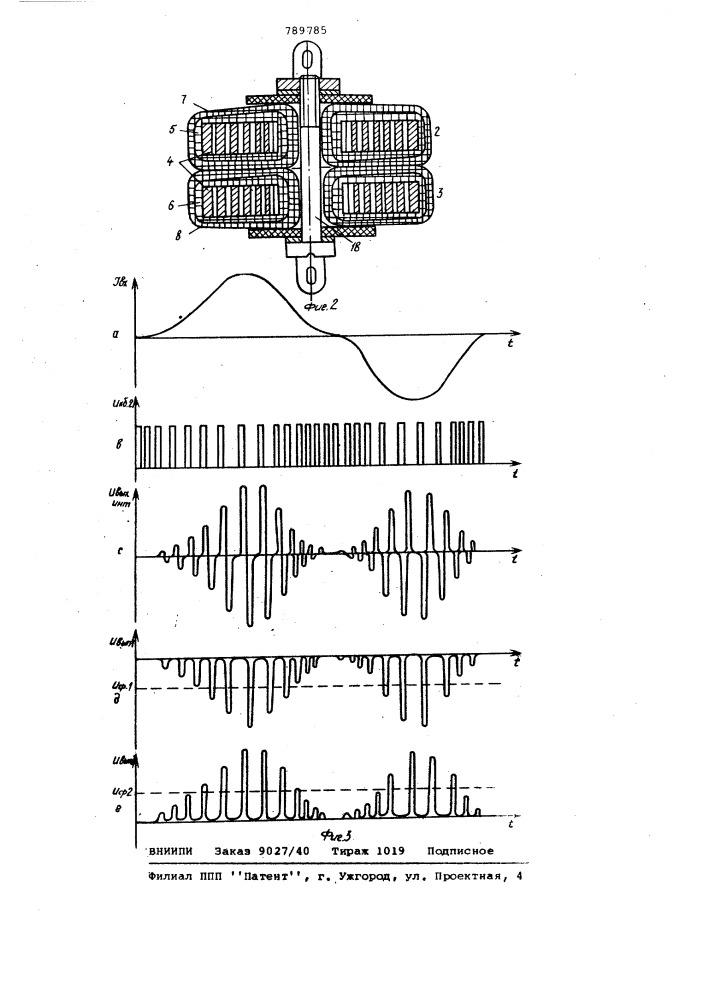 Амперметр действующего значения электрического тока (патент 789785)