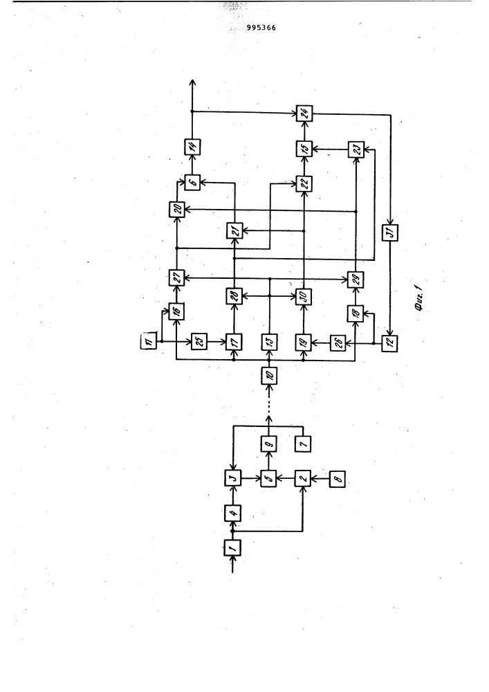 Устройство для передачи и приема дискретных сигналов с фазовой манипуляцией (патент 995366)