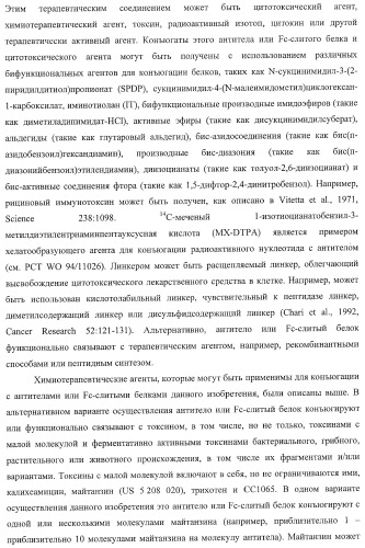 Антитело, содержащее fc-вариантную часть (варианты), фармацевтическая композиция, содержащая антитело, и способ лечения млекопитающего (патент 2390527)