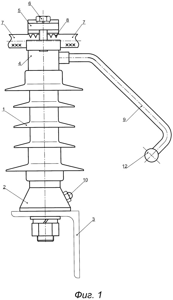 Изолятор-разрядник (патент 2661932)