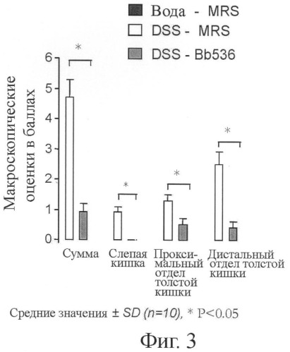 Применение bifidobacterium longum в производстве лекарственного средства или терапевтической питательной композиции для лечения воспалительного заболевания кишечника у млекопитающего и для ослабления воспаления кишечника, связанного с пищевыми аллергенами, у млекопитающего (патент 2445362)