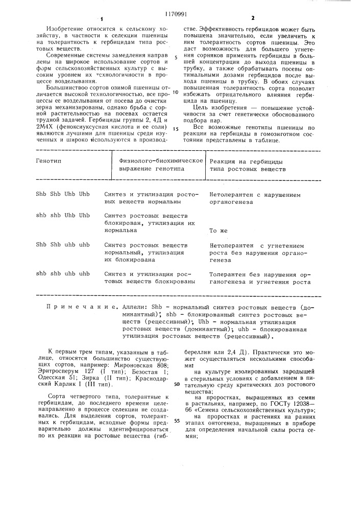 Способ селекции пшеницы,устойчивой к неблагоприятным факторам (патент 1170991)