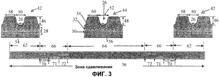 Бесконечная лента с регулируемой величиной желобков (патент 2384663)