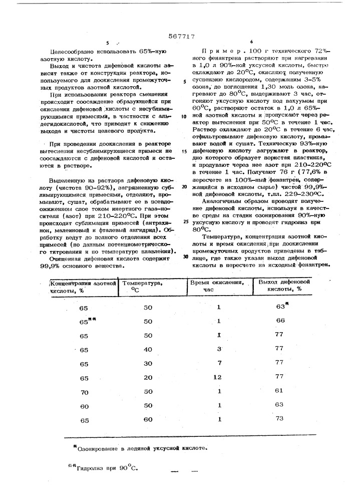 Способ получения дифеновой кислоты (патент 567717)