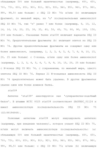 Композиции для иммунизации против staphylococcus aureus (патент 2508126)