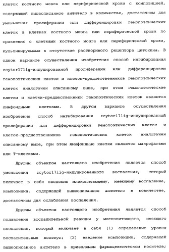 Новый лиганд рецептора цитокина zcytor17 (патент 2360923)