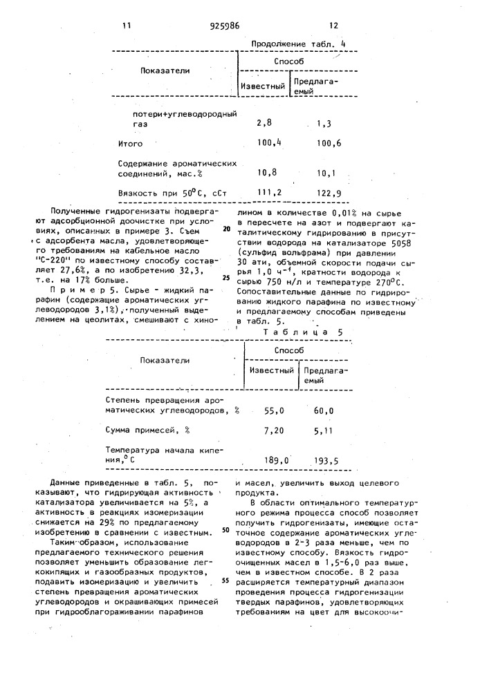 Способ очистки парафинов и масел (патент 925986)