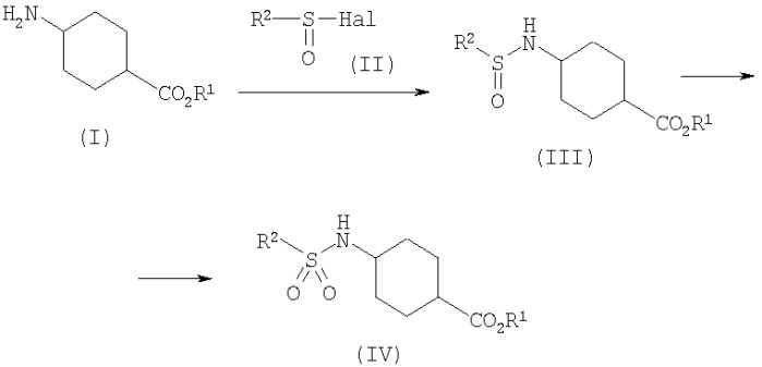 Способ получения сульфамат-карбоксилатных производных (патент 2403238)