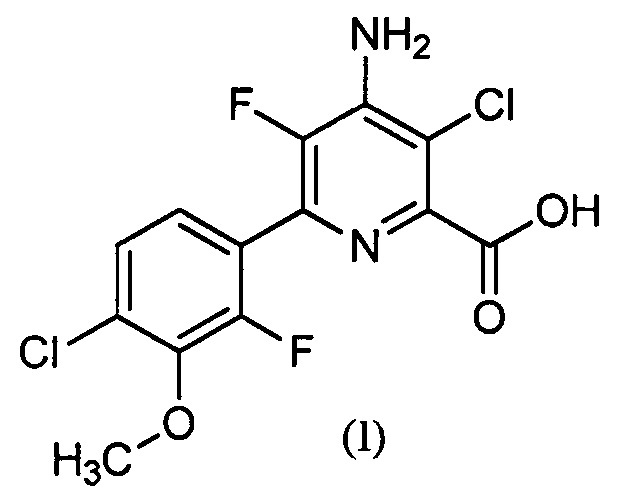 Гербицидные композиции, содержащие 4-амино-3-хлор-6-(4-хлор-2-фтор-3-метоксифенил)-5-фторпиридин-2-карбоновую кислоту или ее производные и флуртамон, дифлуфеникан или пиколинафен (патент 2644180)