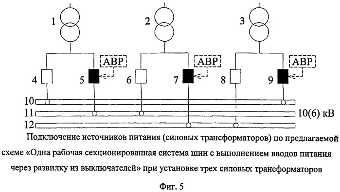 Схема с одной несекционированной системой шин