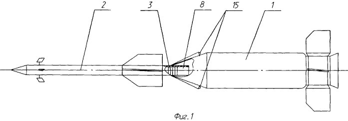 Радиоуправляемая зенитная ракета с телеметрической системой регистрации ее основных параметров (патент 2373486)