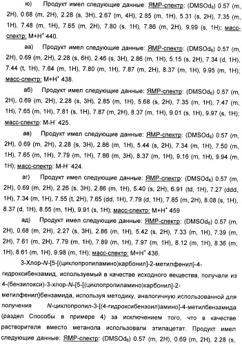 Производные амидов, несущие циклопропиламинокарбонильный заместитель, пригодные в качестве ингибиторов цитокинов (патент 2382028)